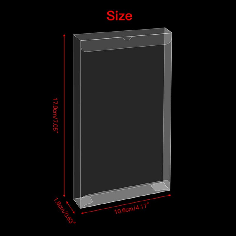 ASTONEY 10 Pcs Clear Transparent Game Card Storage Protection Display Box Protector Compatible with PSP/Playstation Portable CIB Cartridge - Image 5